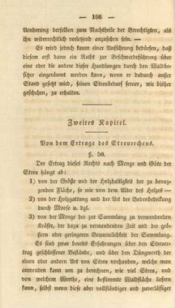 Zweites Kapitel. Von dem Ertrage des Streurechens