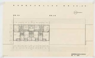 Wohnhäuser Bundesallee 24/25, Berlin-Wilmersdorf: Grundriss Normalgeschoss 1:100