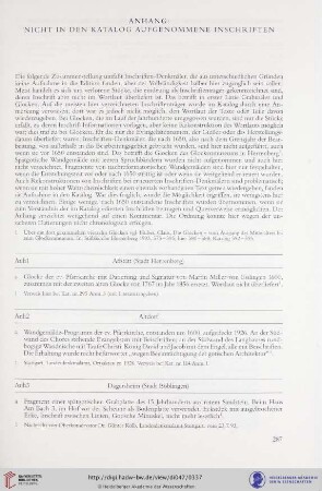 Anhang: Nicht in den Katalog aufgenommene Inschriften