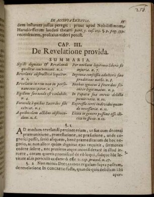 Cap. III. De Revelatione provida.