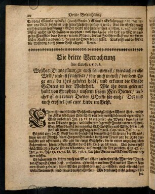 20-30, Die dritte Betrachtung