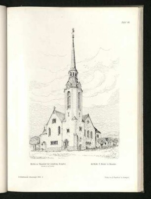 Tafel 46: Kirche zu Neundorf bei Annaberg (Erzgeb.)
