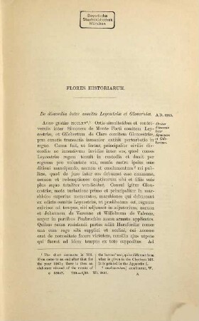 Flores historiarum, 3. A.D. 1265 to A.D. 1326