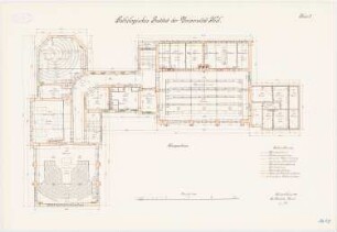 Pathologisches Institut der Christian-Albrechts-Universität Kiel: Grundriss 2. OG 1:100