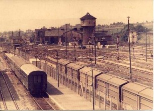 Güterkontrollobjekt und Bahnhofsbinnenteil