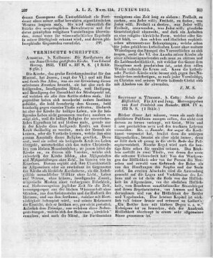 Rumohr, C. F.: Schule der Höflichkeit. Für Alt und Jung. Stuttgart, Tübingen: Cotta 1834