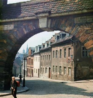 Freiberg. Donatstor : Freiberg. Bürgerhäuser am Donatstor und Donatsgasse