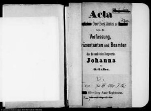 Berechtsame der Braunkohlenmutung "Johanna" bei Grünfier, Kr. Filehne