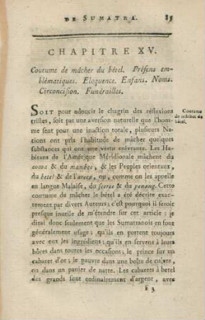 Chapitre XV. Coutume de mâcher du bétel ...