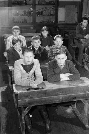 Landflucht. Schulklasse in der Zentralschule Semlow