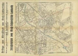 Straßenplan von Groß-Lichterfelde-Lankwitz