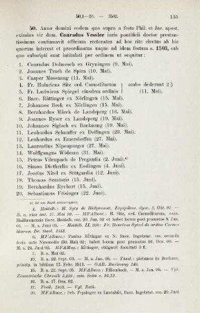 135-139, Matrikel 50, 1-52 (1502/03) und 51, 1-35 (1503)