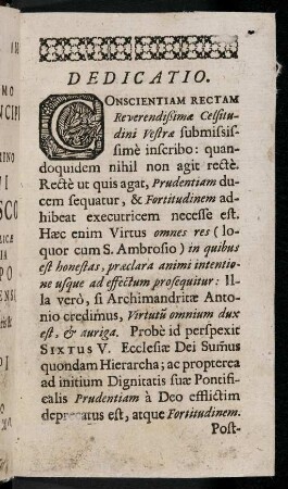 IIr-IVr, Dedicatio