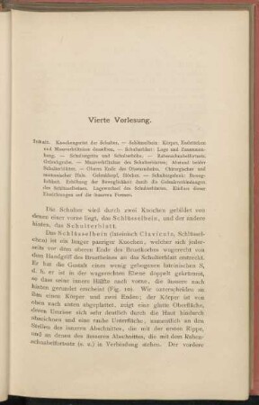 Vierte Vorlesung.