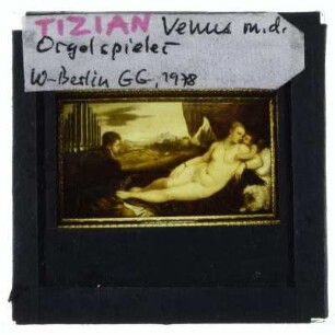 Tizian, Venus mit dem Orgelspieler