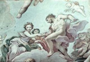 Die Vermählung des Herkules mit Hebe im Olymp