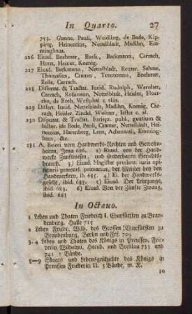 27-52, In Octauo. In Duodecimo. Ungebundne. Manuscripten.