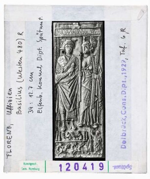 Florenz, Uffizien: Diptychon Basilius