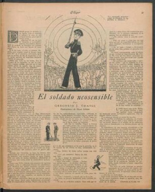 El soldado neosensible