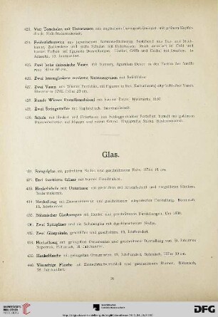 Glas (Nr. 431-479)