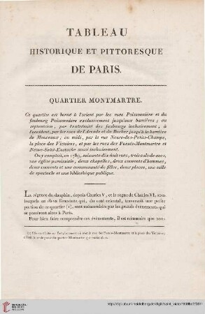 Quartier Montmatre