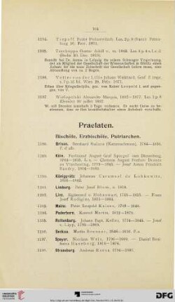 Praelaten (Nr. 1188-1270)
