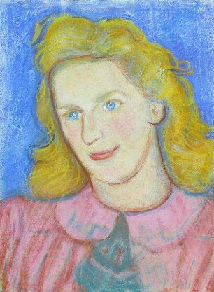 junges Mädchen mit rosa Bluse