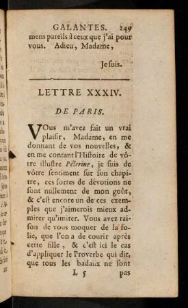 249-273, Lettre XXXIV.