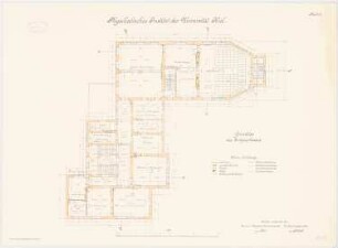 Physikalisches Institut der Christian-Albrechts-Universität Kiel: Grundriss EG 1:100