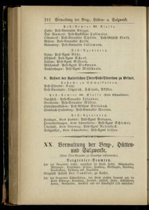 Verwaltung der Berg-, Hütten- und Salzwerke