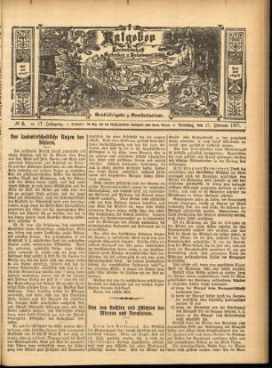 Ausgabe vom Sonntag, den 17. Februar 1907.