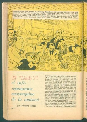 El "Lindy's: el café-restaurante neoyorquino de la amistad