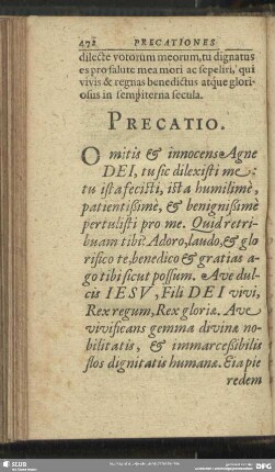 Precatio