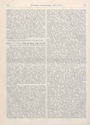 663-667 [Rezension] Busse, Ludwig, Geist und Körper, Seele und Leib