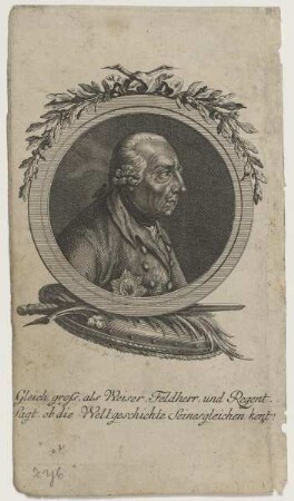 Bildnis des Friedrich II. von Preußen