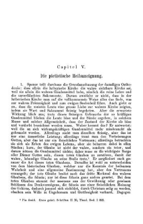 Capitel V. Die pietistische Heilsaneignung.