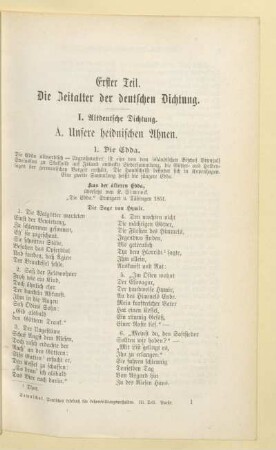 I. Altdeutsche Dichtung