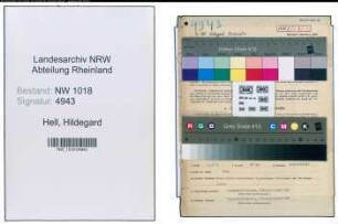 Entnazifizierung Hildegard Hell , geb. 23.08.1903 (Studienraetin)