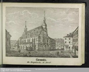 Chemnitz. Die Hauptkirche, St. Jacob