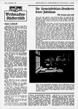Die Gemeindeblatt-Druckerei feiert Jubiläum