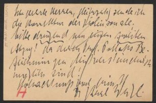 Brief an B. Schott's Söhne : 05.07.1924