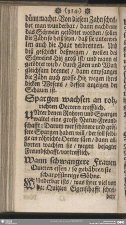 Spargen wachsen an rohrichten Oertern trefflich