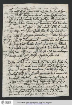Stanisław Lubieniecki (Hamburg) an Johann Friedrich Schletzer (Frankfurt am Main), 2. September 1665