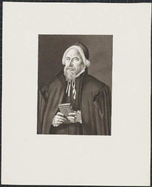 Icones Professorum Marpurgensium — Bildnis des Justus Vultejus (1529-1575)