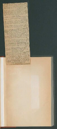 [Dorso del recorte de periódico sobre el fallecimiento del autor, indicando fuente y fecha - escrito a mano] Prensa, Agosto 24, 1903