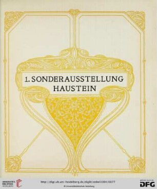 1. Sonderausstellung Haustein