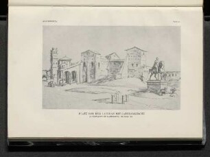Tafel 11 Platz vor dem Lateran mit Laterankirche