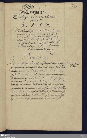 Torgau. Lantag den 29 Martij gehaltten Anno 1557.