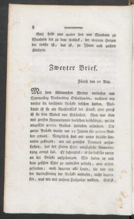Zweyter Brief