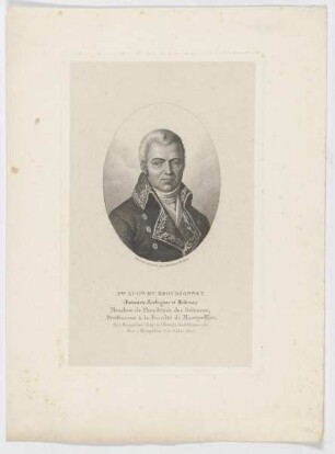 Bildnis des P.re Aug.te M.ie Broussonnet